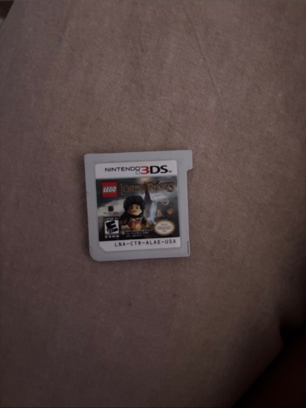 Nintendo 3DS LEGO The Lord of the Rings Game Card - White